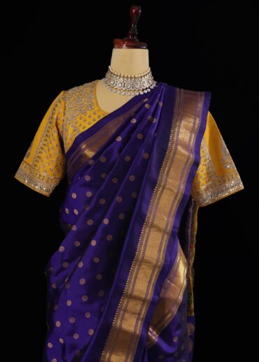 Tana Silk Paithani Saree : Elegance Woven in Tradition - FOLKSANA