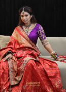 RED PATOLA DESIGNER SAREE