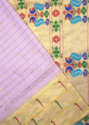 Baby Pink Color Munia Paithani