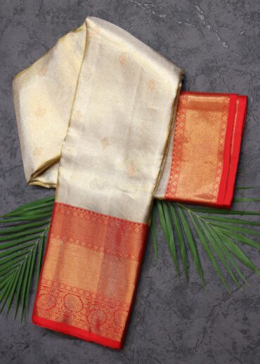 Golden Tissue Kanjivaram Saree