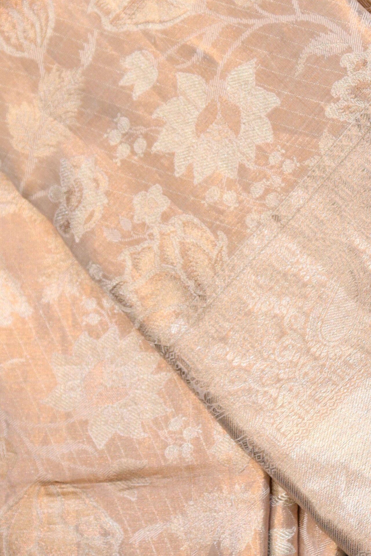 Copper Gold Tissue Kanjivaram Saree