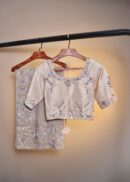 RUST PINK DESIGNER SAREE