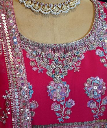 Red Anarkali Suit
