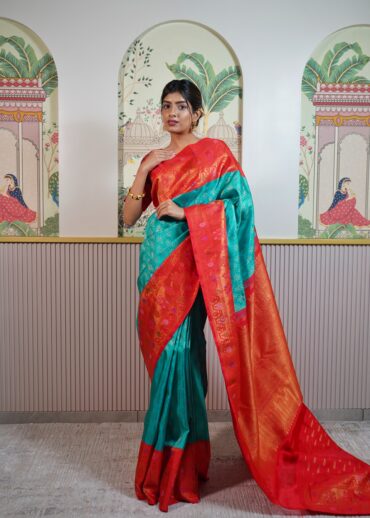 Blue Kanjeevaram Saree