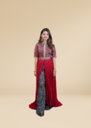 RED ANARKALI GOWN