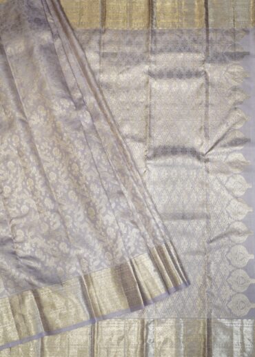 PASTEL LAVENDER KANJIVARAM SAREE