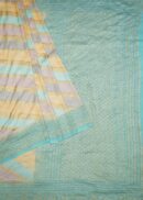 MULTI COLOUR  KHADDI  GEORGETTE SAREE