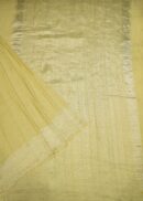 YELLOW  KHADDI  GEORGETTE SAREE