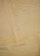 BEIGE KHADDI  GEORGETTE SAREE