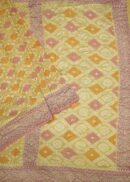 MULTI COLOUR  KHADDI   GEORGETTE SAREE