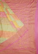 MULTI COLOUR   KHADDI  GEORGETTE SAREE