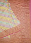 MULTICOLOUR PASTEL KHADDI GEORGETTE SAREE