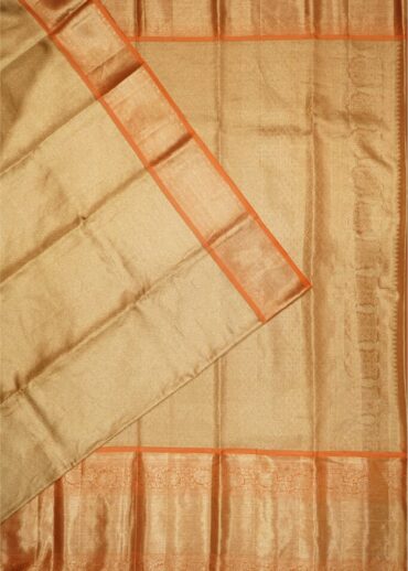 LIGHT SILVER  TISSUE KANJIVARAM