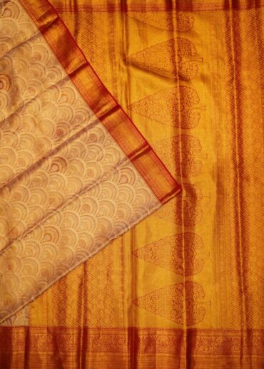 LIGHT PINK  TISSUE KANJIVARAM