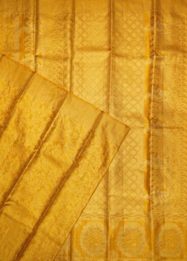 LIGHT IVORY GOLD TISSUE KANJIVARAM