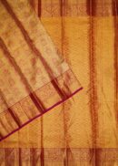 GOLDEN PINK  TISSUE KANJIVARAM SAREE