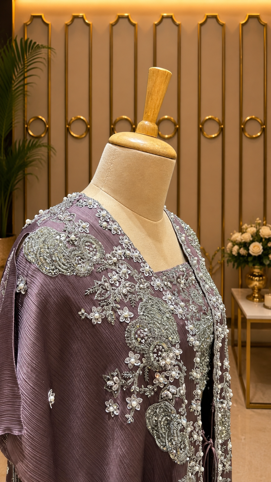 Lilac Heirloom Drape
