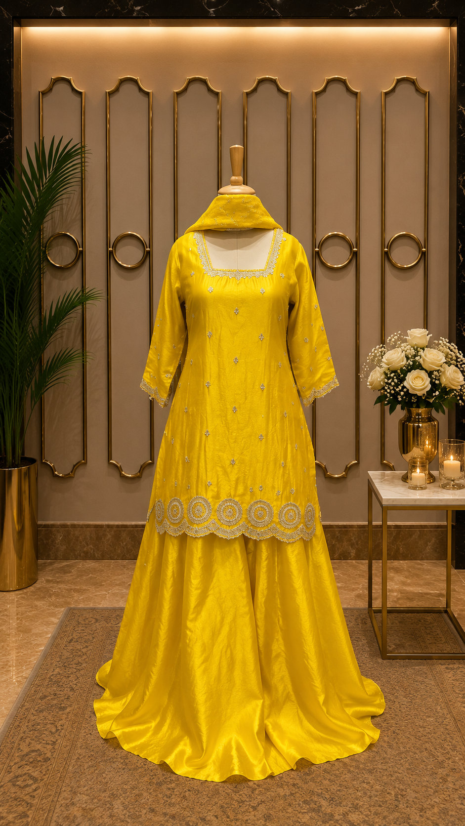 Sunshine Aura Sharara Set