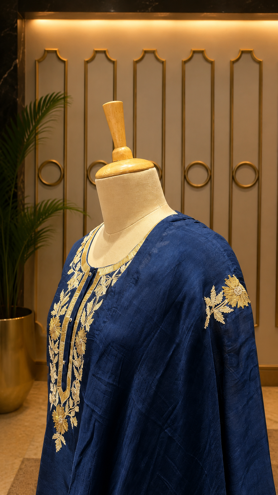 Anarkali Set with Straight Pants & Dupatta