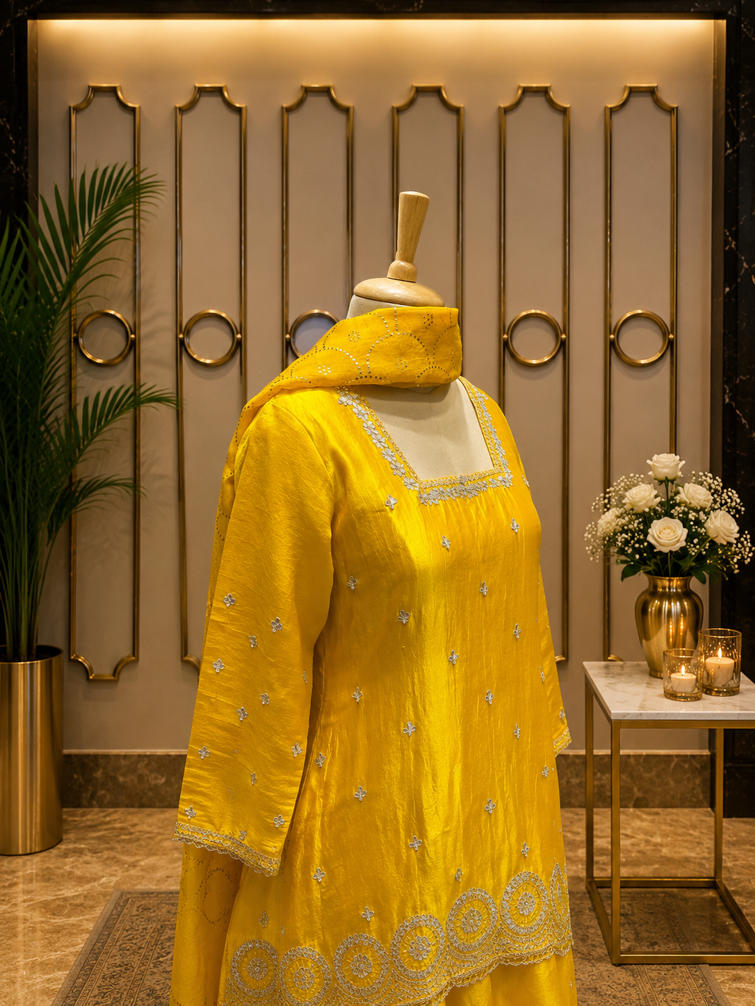 Sunshine Aura Sharara Set
