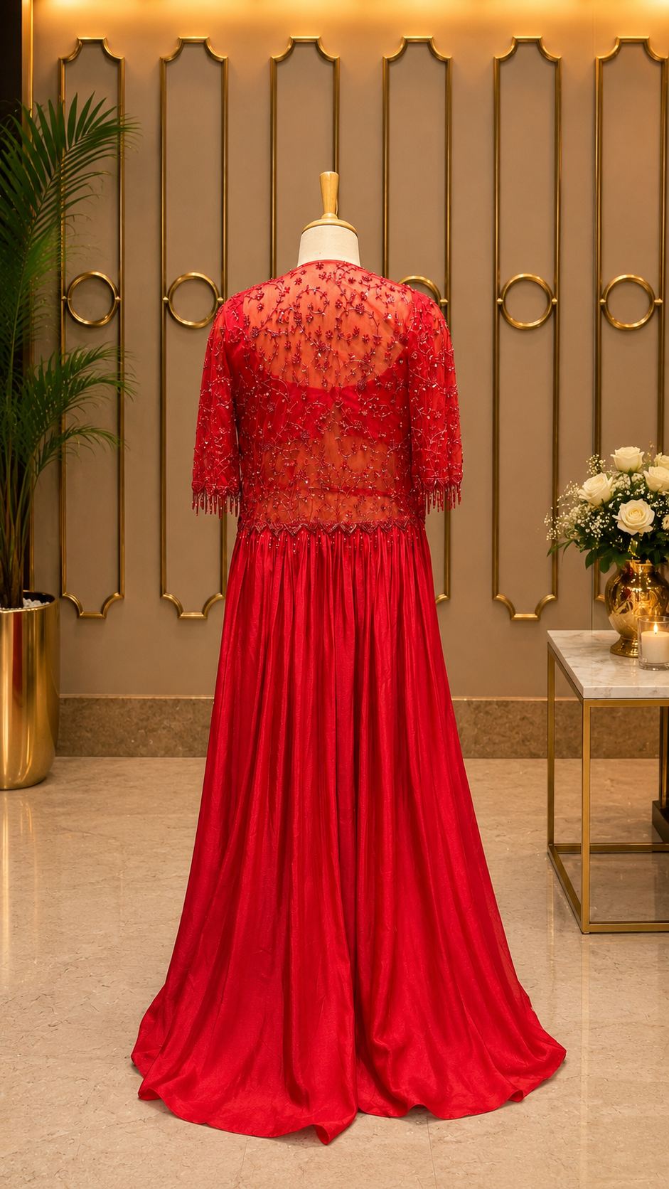 Crimson Étoile Jacket Set