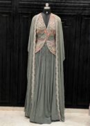 Muted sage green