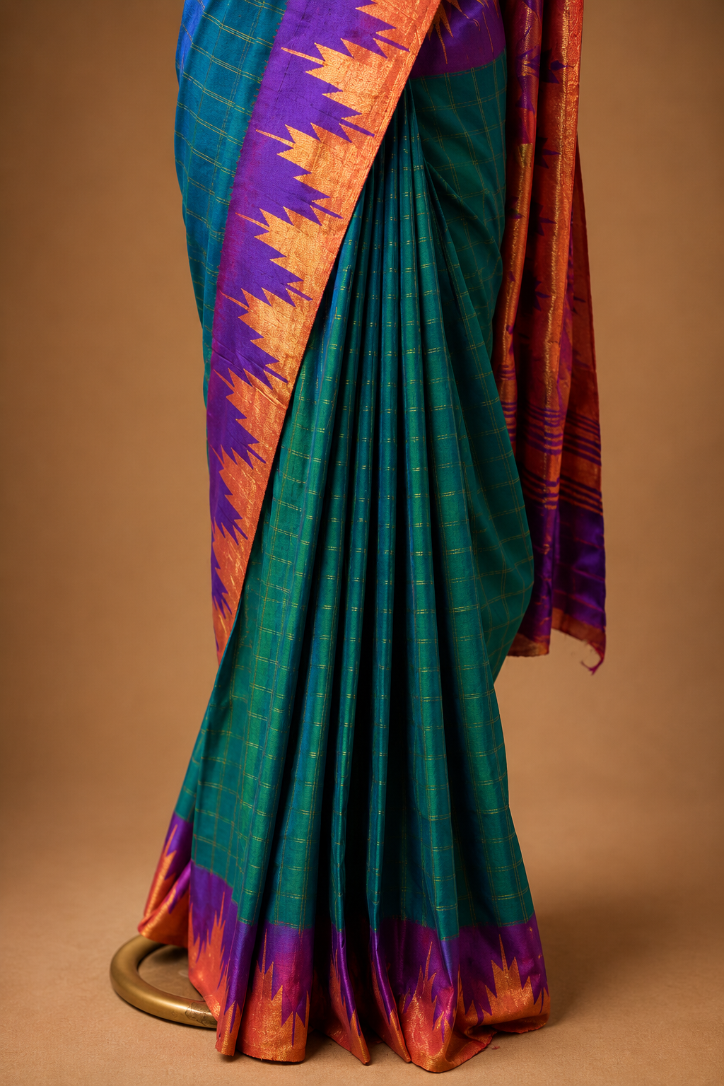 Royal Morpankh Temple Paithani Silk Saree