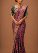 Royal Bandhej Khaddi Georgette Saree
