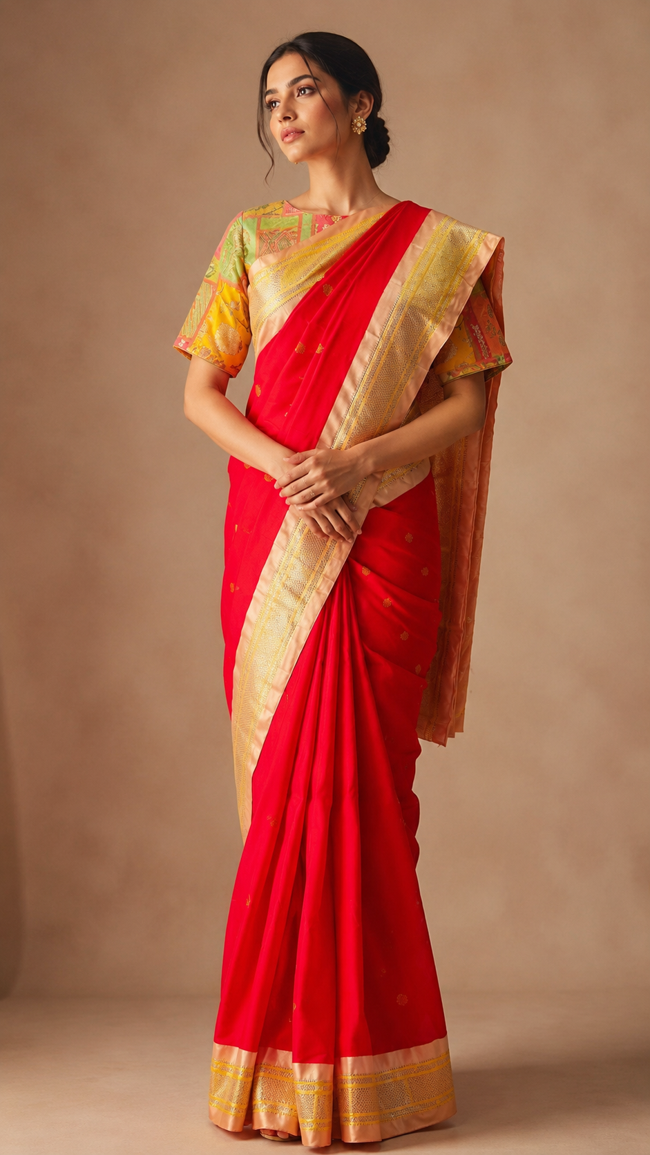 Scarlet Heritage Paithani Silk Saree