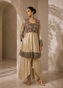 Celestial Ivory Embroidered Jacket Set