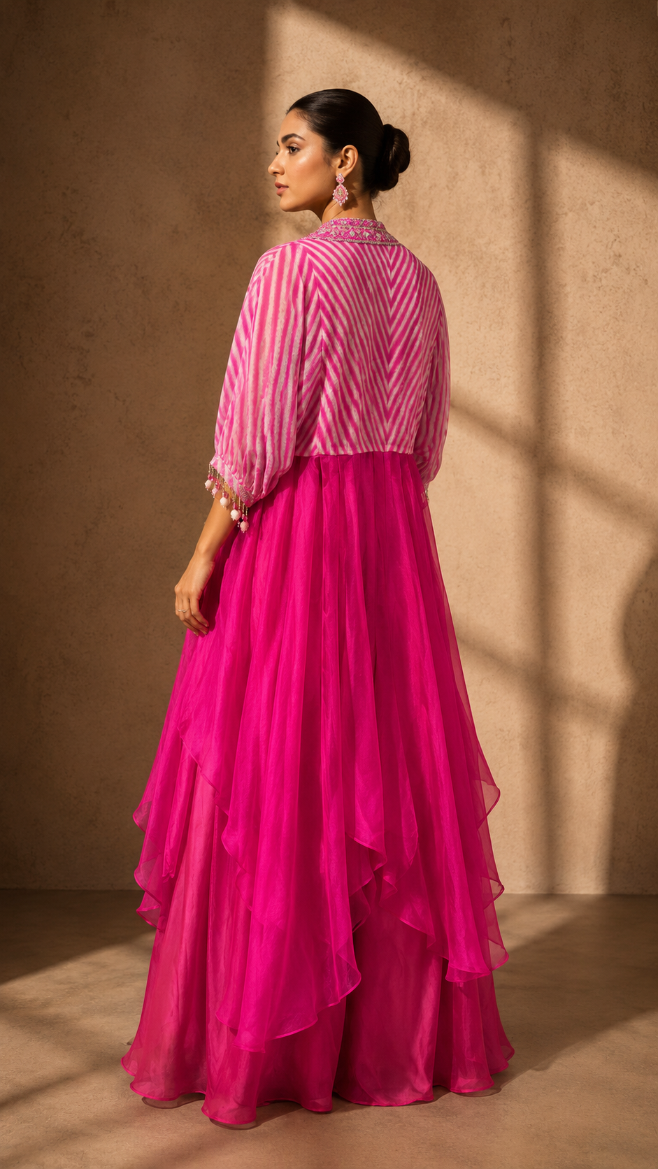 Fuchsia Blossom Layered Set