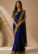 Royal Sapphire Paithani Silk Saree
