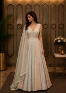 Pastel Symphony Panelled Lehenga Set